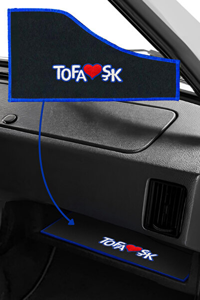 TUSBA MARKET Tofaş Şahin Doğan Compatible Blue Edge Striped Torpedo Lower Tab...