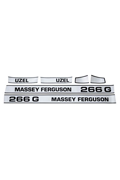 PEREN TRAKTÖR Massey Ferguson 266 G Traktör Yan Yazı Takımı – Sağ Sol Set Etiket