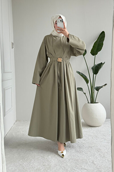 Tesettür Diyarı Rochie hijab Bloom din material textil Terrycotton cu cataram...