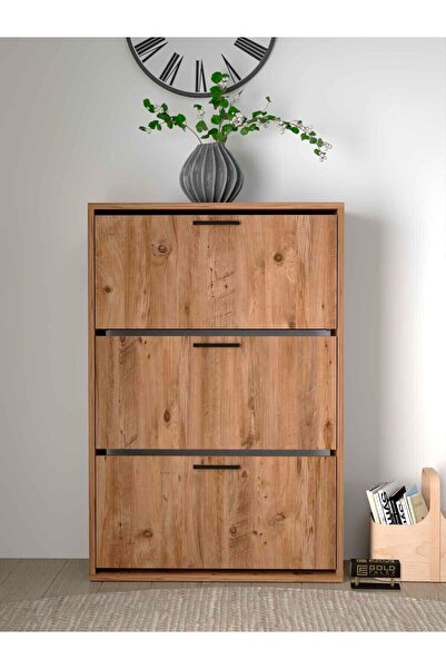 Reyo Falez Düşer Kapak Ayakkabılık 3 Bölmeli Ayakkabılık