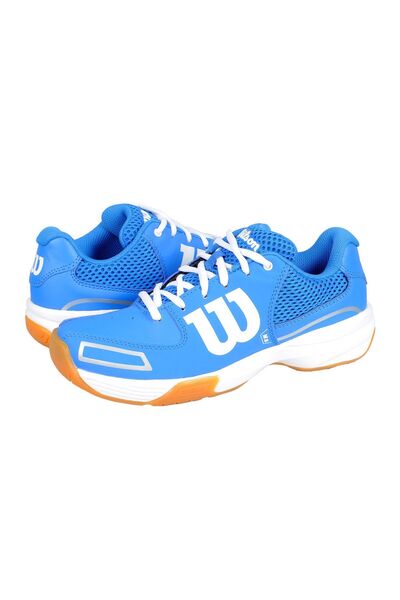 Wilson Pantofi sport tenis Storm, albastru-alb nou, 37