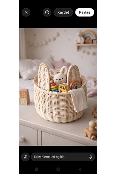 Luvi Dekoratif hasır sepet