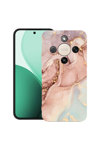 bestcase Husa BestCase® TPU ultra subțire pentru Honor Magic8 Lite, marmură t...