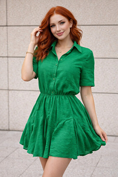 Welike Women's viscose dress with ruffles Jia onesize 36/38