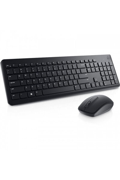 Dell Tastatură și mouse USB wireless KM3322W + mouse optic USB negru