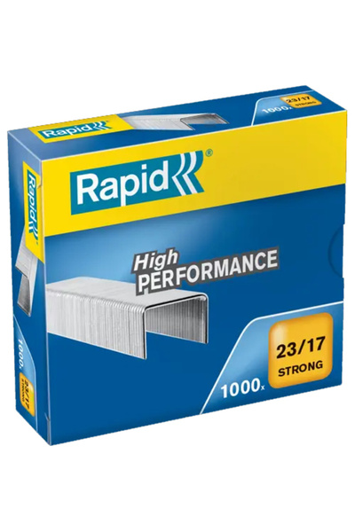 Rapid Staples 23/17 For 110–140 Sheets 1000/Box Strong