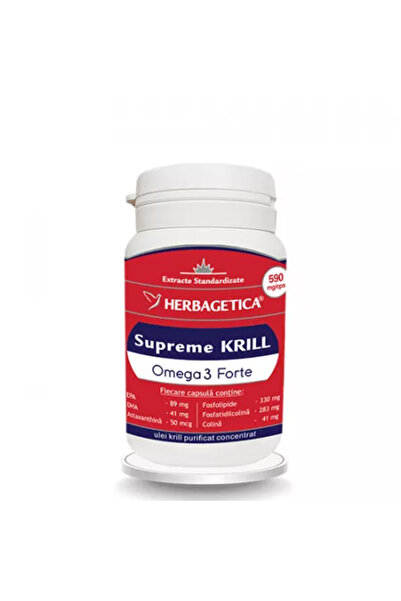 herbagetica Krill Oil Supreme Omega 3, 30 κάψουλες,