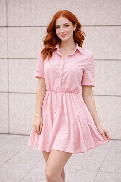 Welike Women's viscose dress with ruffles Jia onesize 36/38