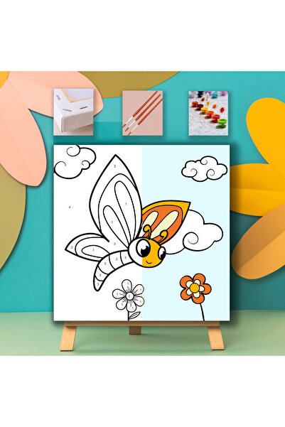 Carmen Çocuklar için Sayılarla Boyama Seti - Neşeli Kanatlar