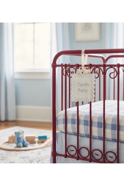 Florijee Linen Tooth Fairy Door Pillow |   Tooth Fairy Pillow