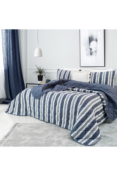 Schafer Home Infinity Double Complete Set 4 Pieces-Indigo