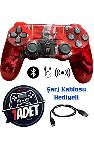 Smith Doubleshock Ps 4 Kablosuz Joystick Tablet Telefon Pc Uyumlu Titreşimli ...
