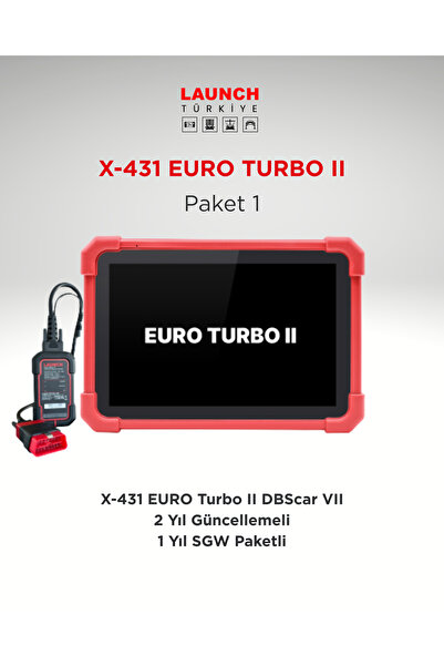 Launch X-431 EURO Turbo IIPaket 1 ARIZA TESPİT CİHAZI