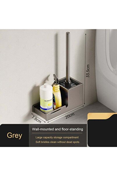 Arabest Toilet Bowl Brush , Hemispherical Design Brush, Toilet Brush Brush Ho...