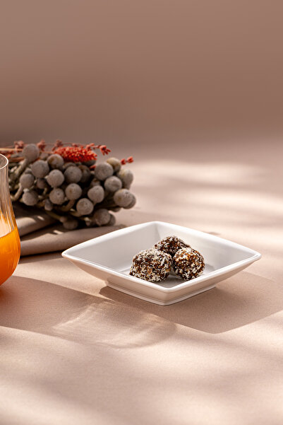 Emsan Pamukkale Kare Çukur Tabak 12 cm