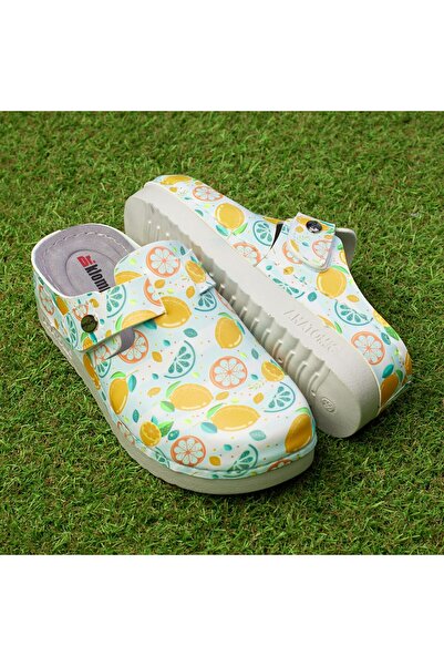 DR KLOMPA Women's Medical Clogs, 154770, Citrus