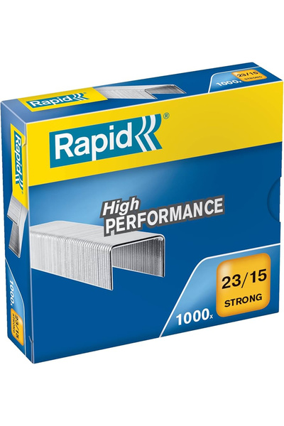 Rapid Staples 23/15 For 80–120 Sheets 1000/Box Strong