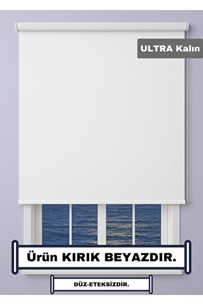 ESDEH ULTRA KALIN Stor Zebra Güneşlik Perde – Mat Kalın Kumaş - Alüminyum Aksam