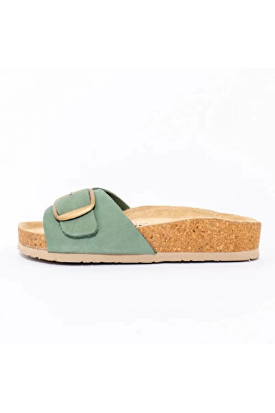 VESNA Genuine leather slippers 414 mint