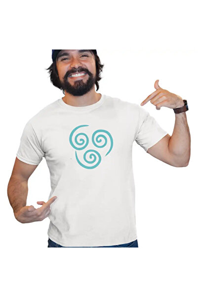 OEM Men's T-Shirt Avatar Airbender Element Symbol Master of Air