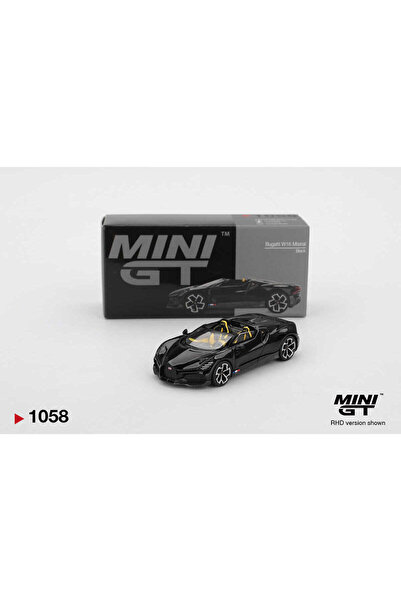 mini gt 1058 1/64 Bugatti W16 Mistral Black