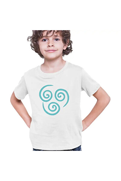 OEM Tricou Copii Baieti Avatar Airbender Element Simbol Maestru al Aerului