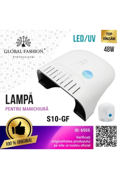 GIRLS CORNER UV/LED Nail Lamp Professional S 10-GF, 48 W, Timer
