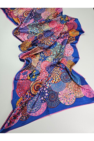 Shiva Scarfs Exotic Desem Voile Silk Shawl Accessory Foulard Silk Scarfs Shaw...