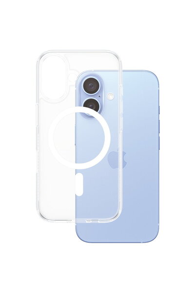 Panzer Glass Husă rigidă PanzerGlass® albă, seria MagSafe - transparentă, pen...