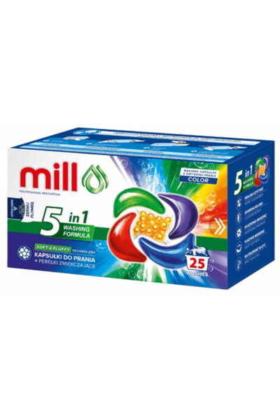 Mill MADONIS PRO 5k laundry capsules + COLOR softening beads