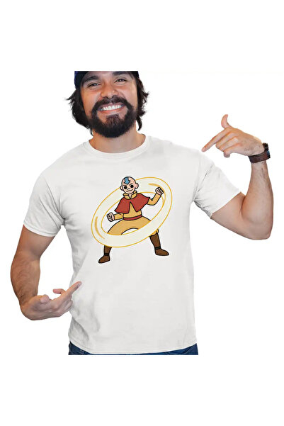 OEM Tricou Barbati Avatar Legenda lui Aang Airbender Calugar Shaolin