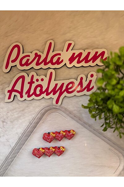 SOFT 2-dijelna ukosnica sa mašnom u obliku srca i aligatorskom kopčom