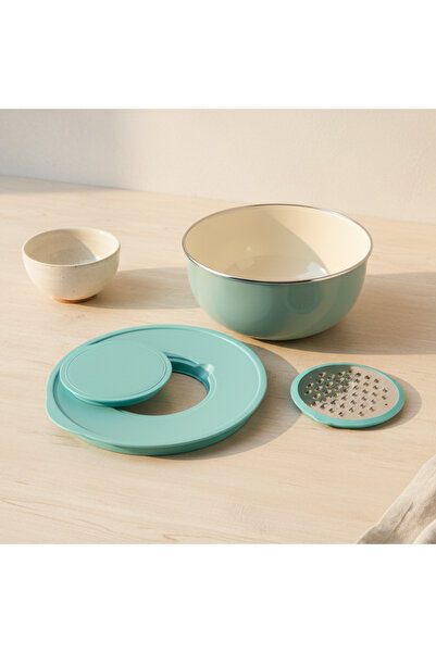 Bambum Nostalgia Mixing Bowl Green 24 cm