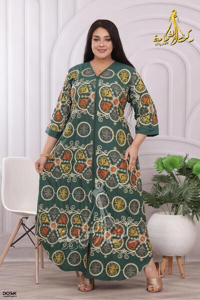 Generies A cotton abaya made from lightweight Al Marasi cotton fabric with a ...