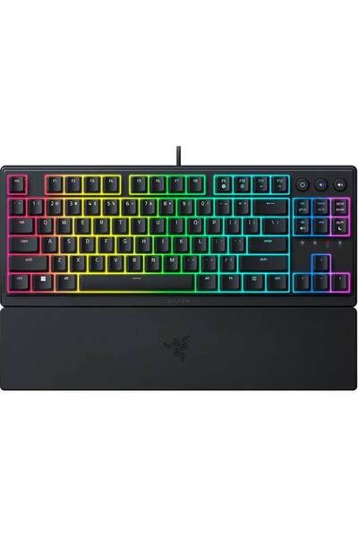 RAZER Ornata V3 TKL Gaming Keyboard, RGB, USB, US Layout, Black