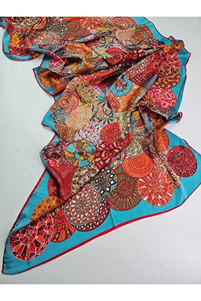 Shiva Scarfs Exotic Desem Voile Silk Shawl Accessory Foulard Silk Scarfs Shaw...