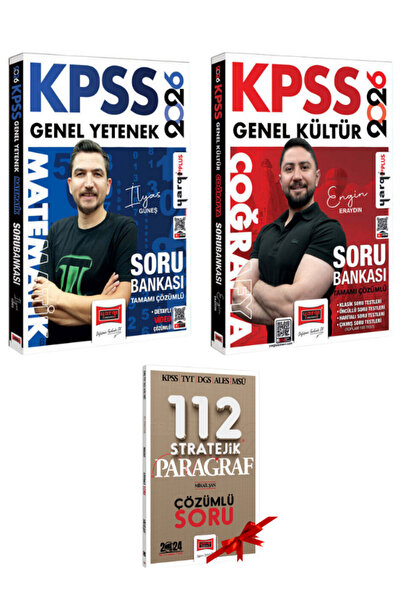 Yargı Yayınları 2026 KPSS Matematik(İlyas Güneş) ve Coğrafya (Engin Eraydın) ...