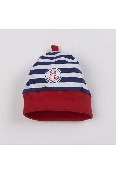 Nicol Căciulă de bumbac pentru bebeluși New Baby Marine, mărimea 68 (4-6 luni)