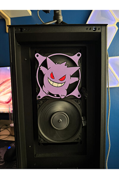 SZD Design Gengar Designed Computer Case Fan Grille