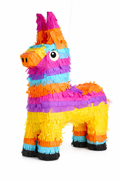 OEM Colorful Donkey Party Pinata for Kids, Unisex, Paper, 35x15x44 cm