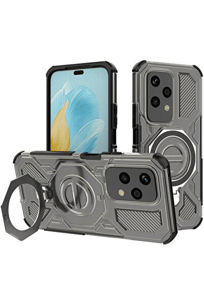 Techsuit Carcasă Carbon Shield PRO pentru Honor 200 Lite - Negru Fumuriu