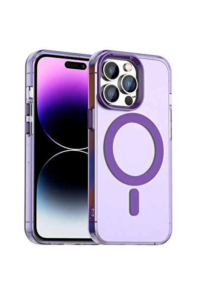 Techsuit Case for iPhone 14 Pro Max - CandyCase MagSafe - Purple