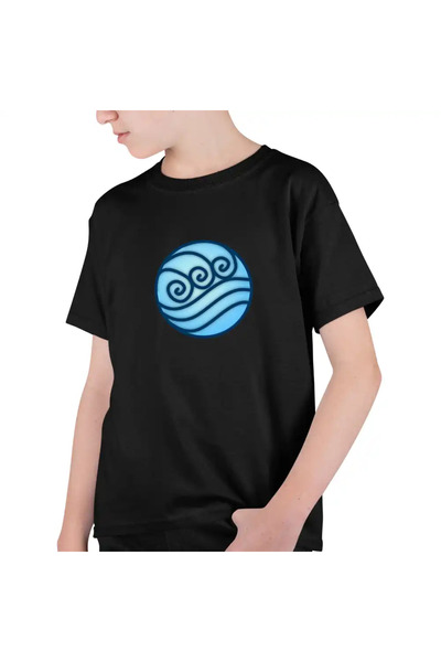 OEM Tricou Copii Baieti Avatar Waterbender Element Simbol Maestru Apei