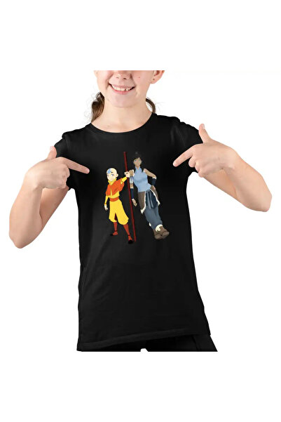OEM Tricou Copii Fete Avatar Aang Korra Last Airbender Shaolin Monk