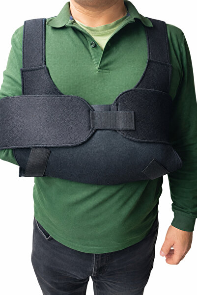 POTİPET Destekli Kol Askısı ve Göğüs Bandajı Omuz Bandajı Velpo Bandaj