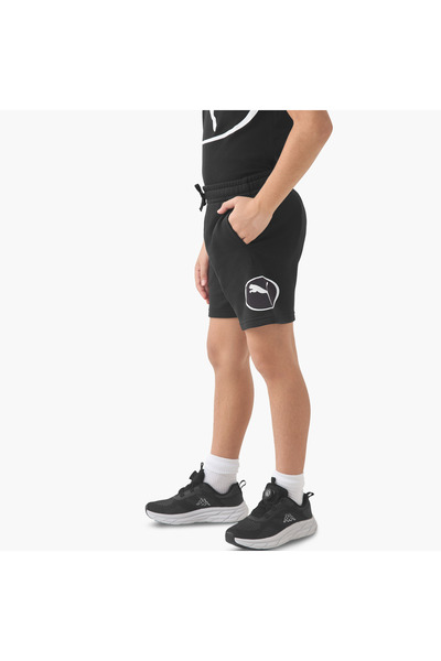 Puma شورتات للأولاد مطبوعة - قطن