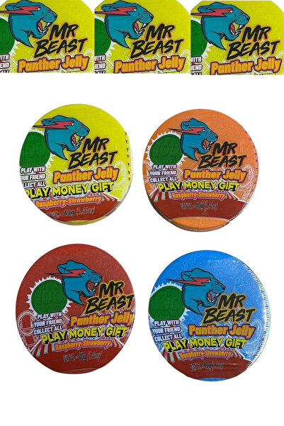 Pofika Mr Beast Panther Jelly Play Money Gıft 40 Gr Jelly + Surpriz Para (1 a...