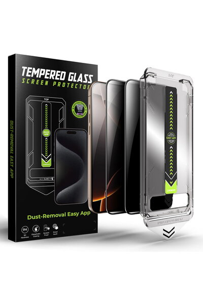 Techsuit Folie de confidențialitate pentru iPhone 12 / iPhone 12 Pro (set 2) ...