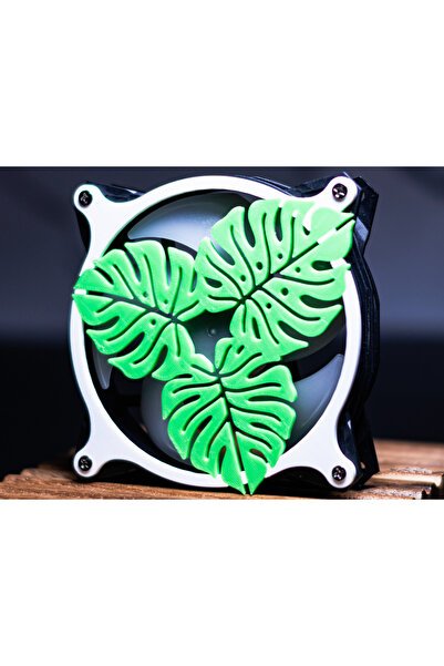 SZD Design Computer Case Fan Grille with Camel's Foot Leaf Design