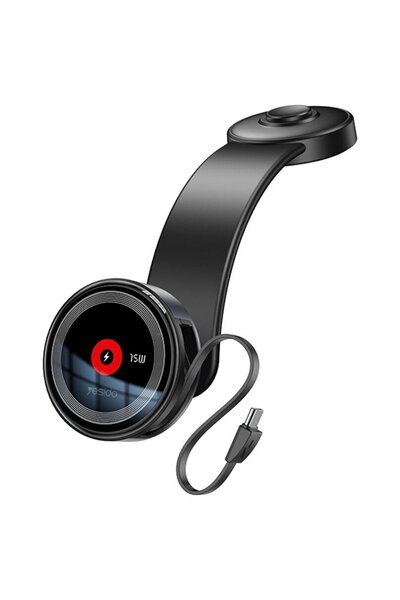 Yesido Magnetic Car Mount, Dashboard Mount, USB-C Cable - (C314) - Black
